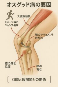 オスグッドの要因