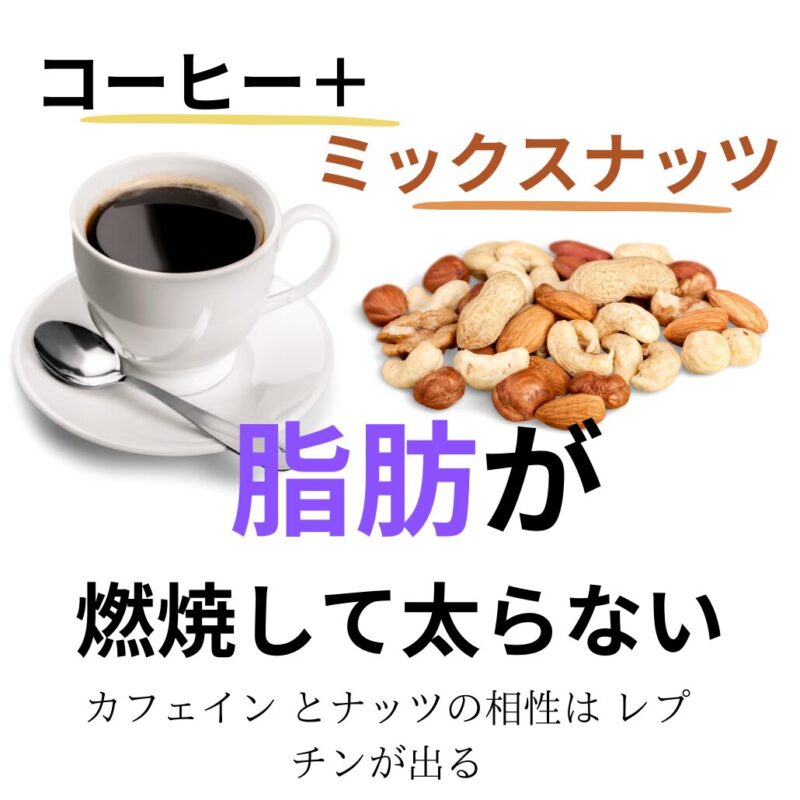 コーヒーとナッツで脂肪の炎症を促す