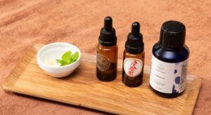 サロンのアロマオイルセット、オーガニックオイル