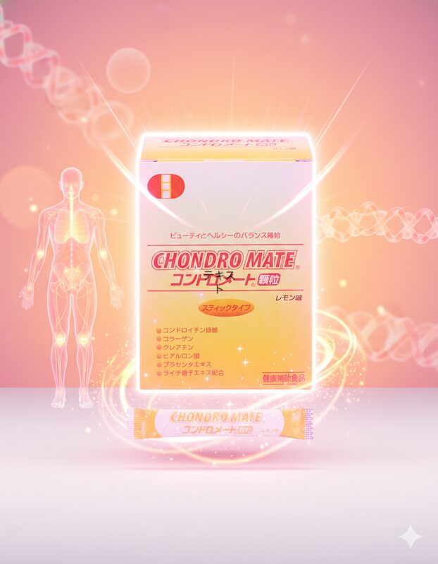 コラーゲンサプリメントの紹介イメージ図